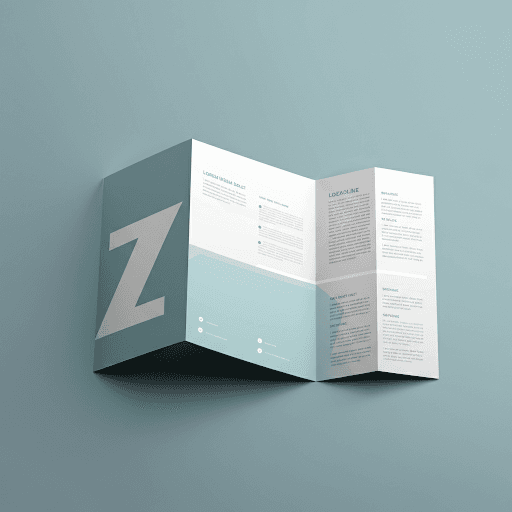 Z-fold brochures