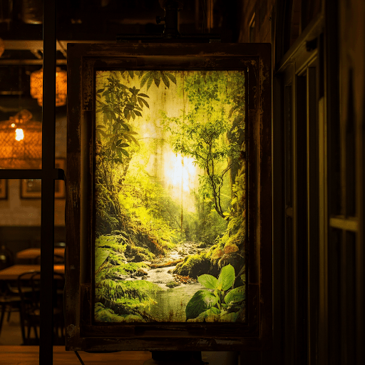 Backlit Signs - Create Atmosphere